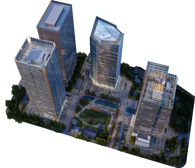 Tashkent City — Three High-rise Bank Towers