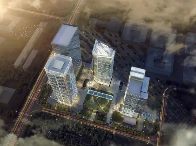 Tashkent City — Three High-rise Bank Towers